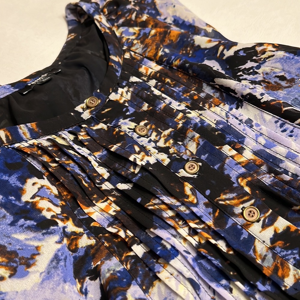 Premise Studio Printed Button Down Blouse - image 5